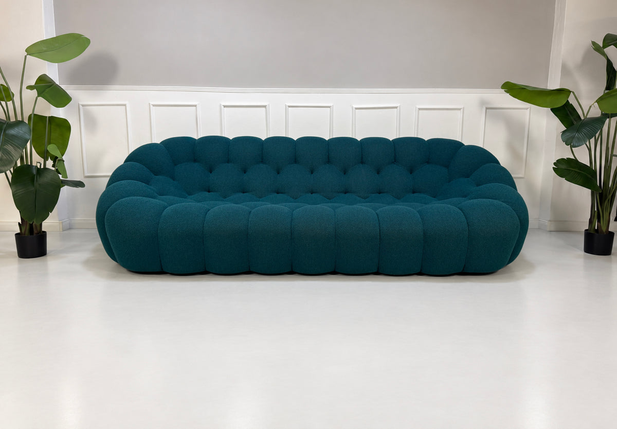 Gebraucht: Roche Bobois Bubble Viersitzer Sofa Stoff Blau