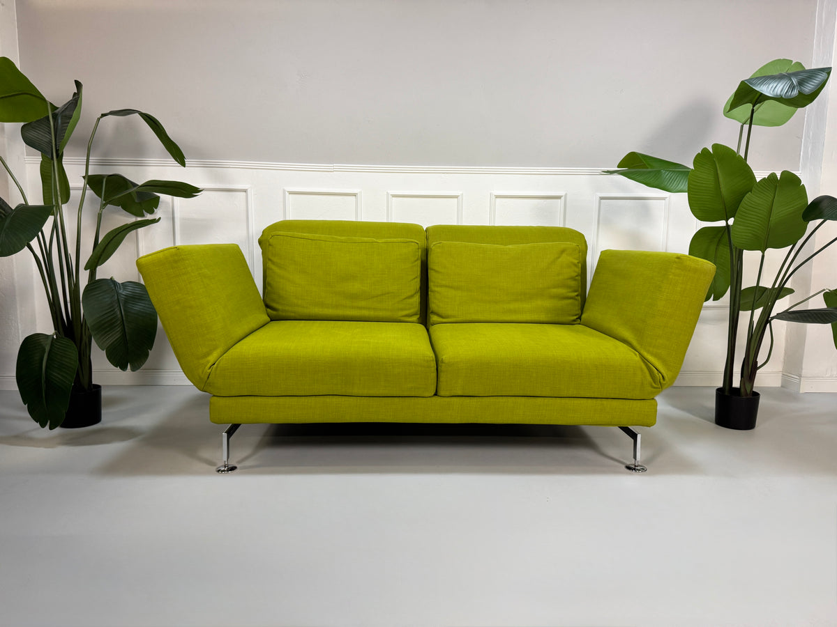 Brühl Moule Zweisitzer Sofa Grün Schlafsofa Designer Couch – Ansicht 1