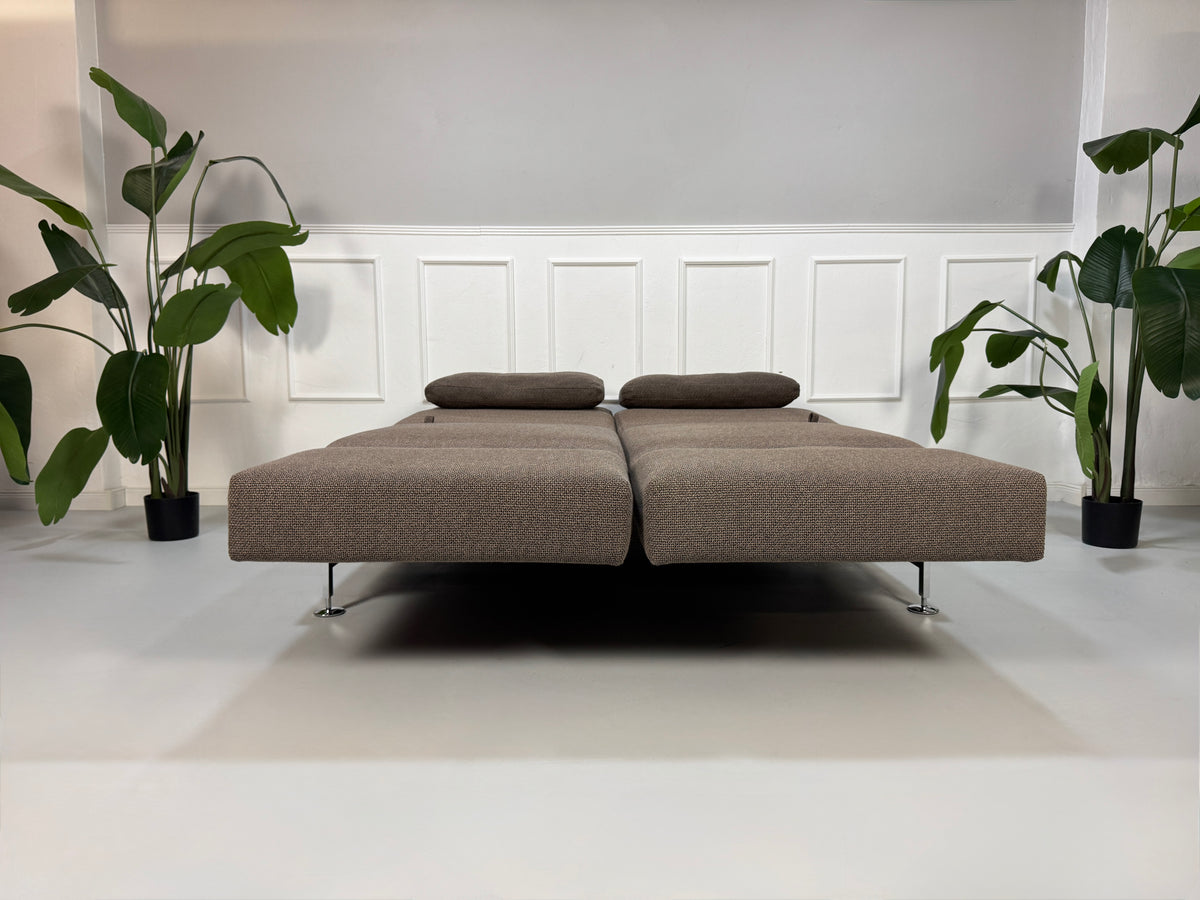 Brühl Moule Zweisitzer Sofa Braun Schlafsofa Designer Couch – Ansicht 2