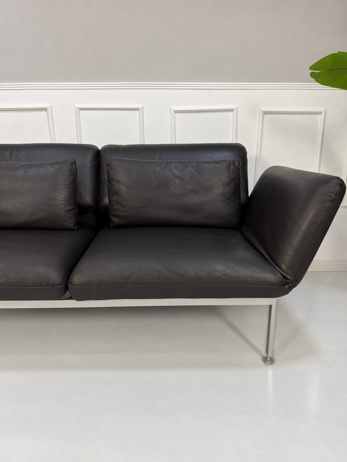 Brühl Roro Medium Sofa Zweisitzer Leder Braun – Ansicht 5