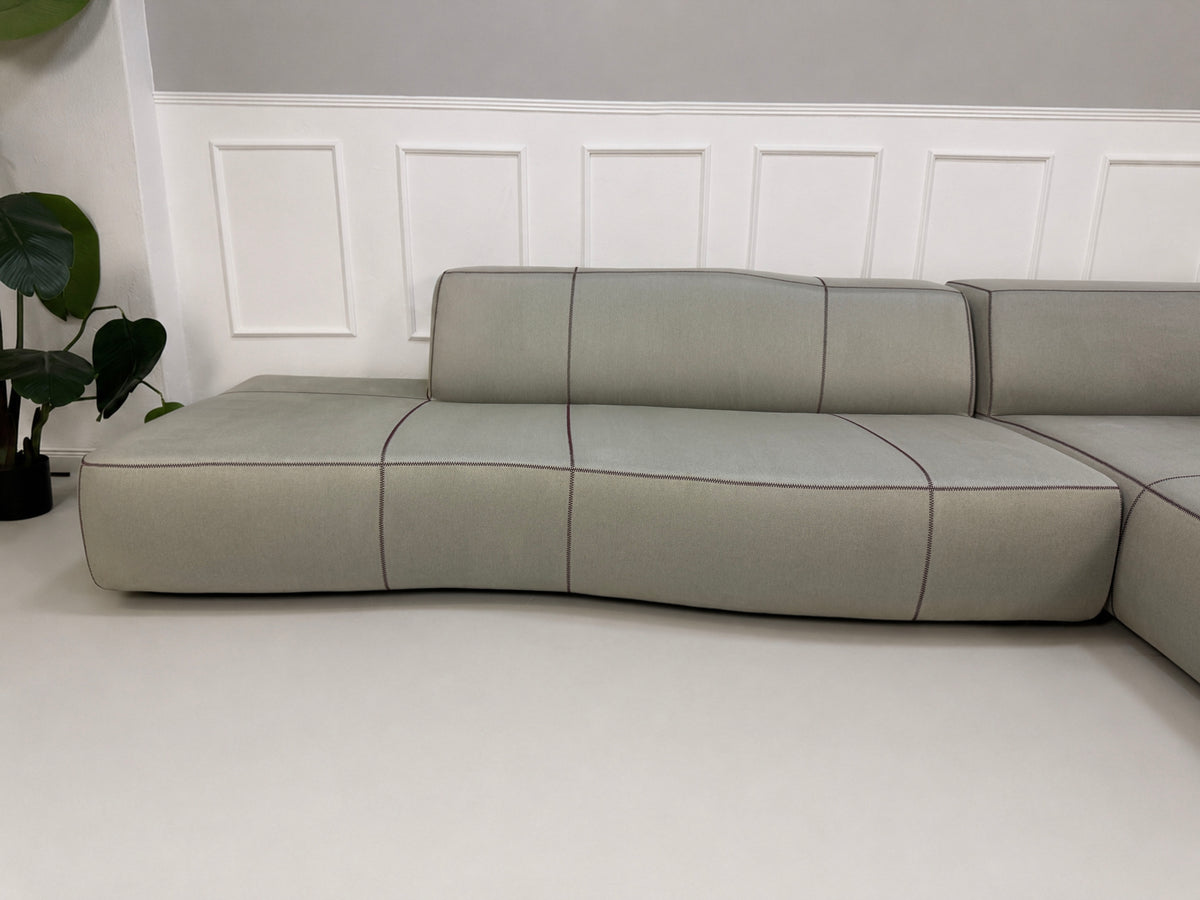 B&B Italia Bend Ecksofa Grau – Ansicht 4