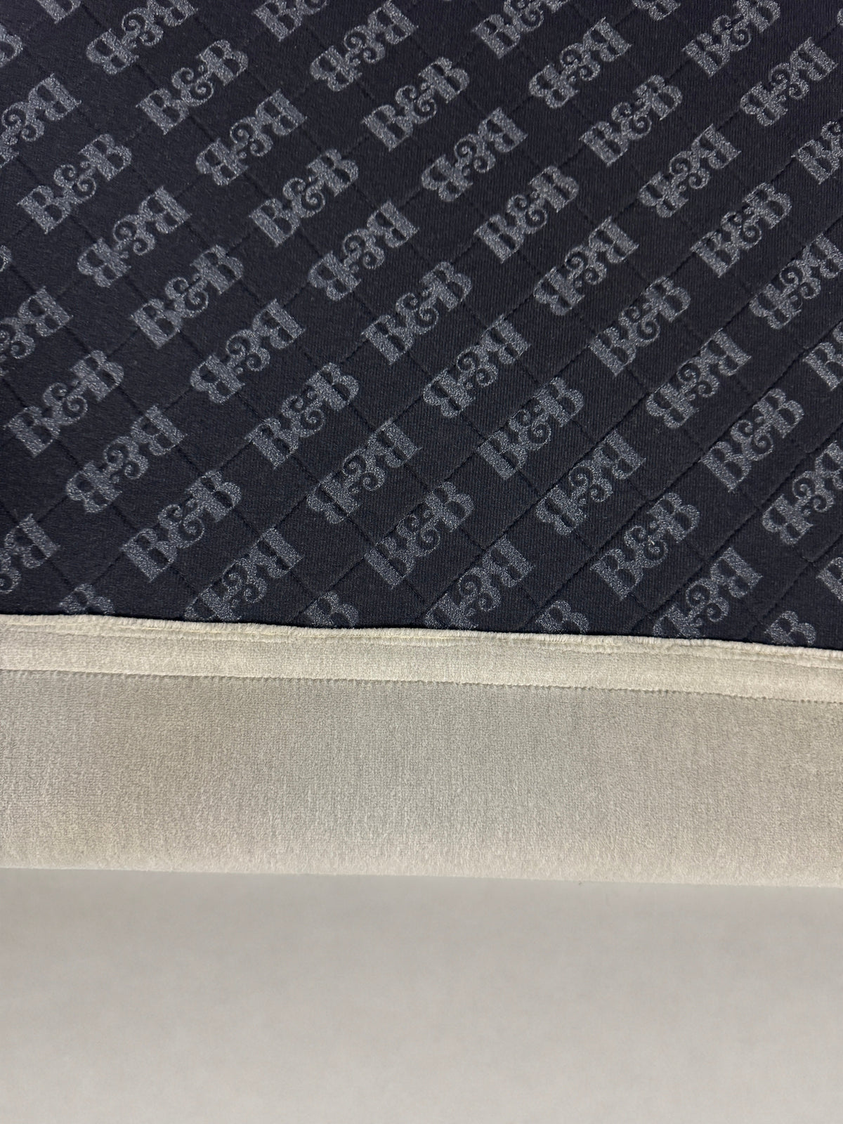 B&B Italia Michel Ecksofa Garnitur Stoff Samt Grau – Ansicht 4