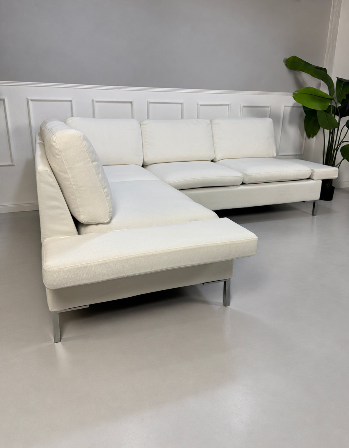 Brühl Alba Ecksofa Stoff Weiß – Ansicht 3