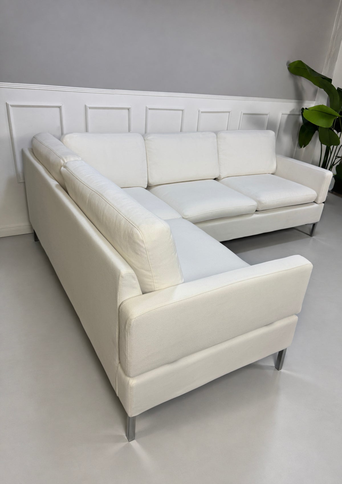 Brühl Alba Ecksofa Stoff Weiß – Ansicht 5