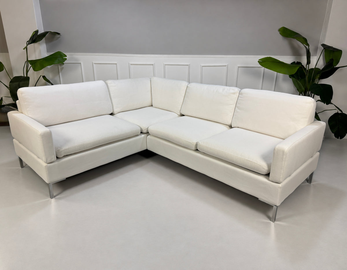 Brühl Alba Ecksofa Stoff Weiß – Ansicht 7