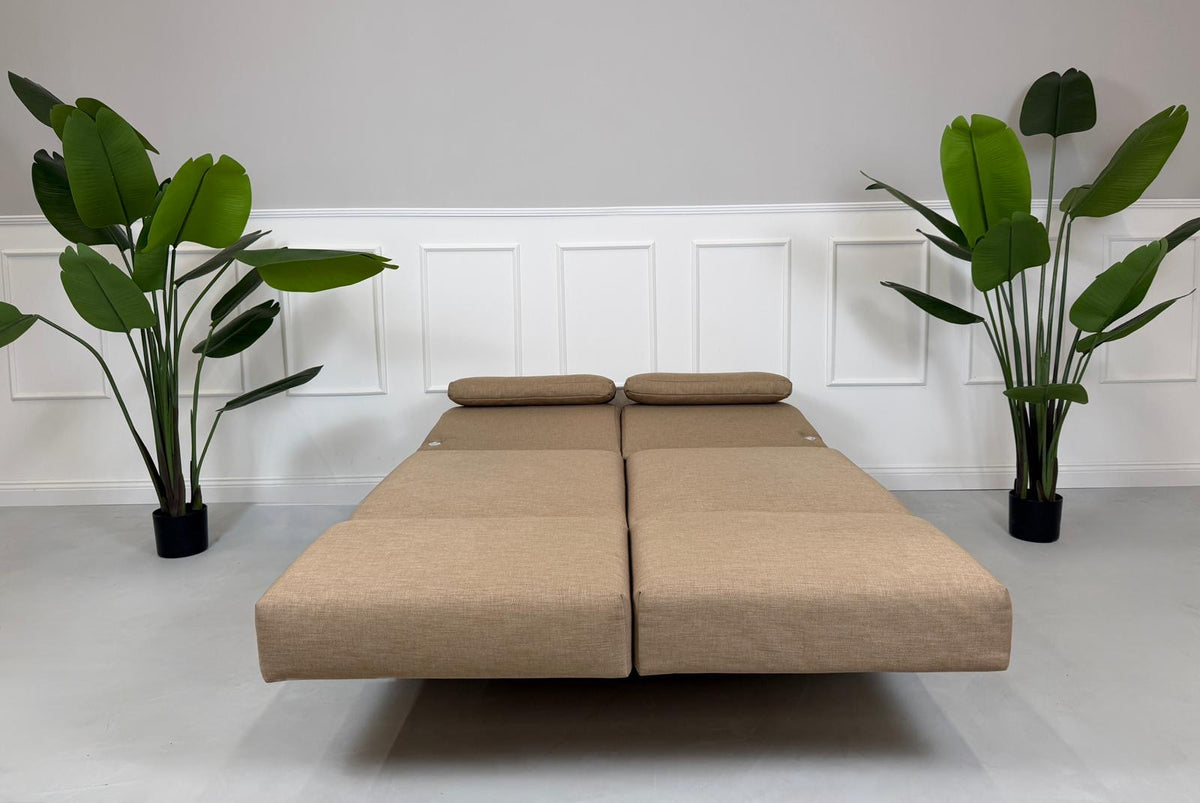 Brühl Moule Small Zweisitzer Sofa Stoff Beige – Ansicht 4