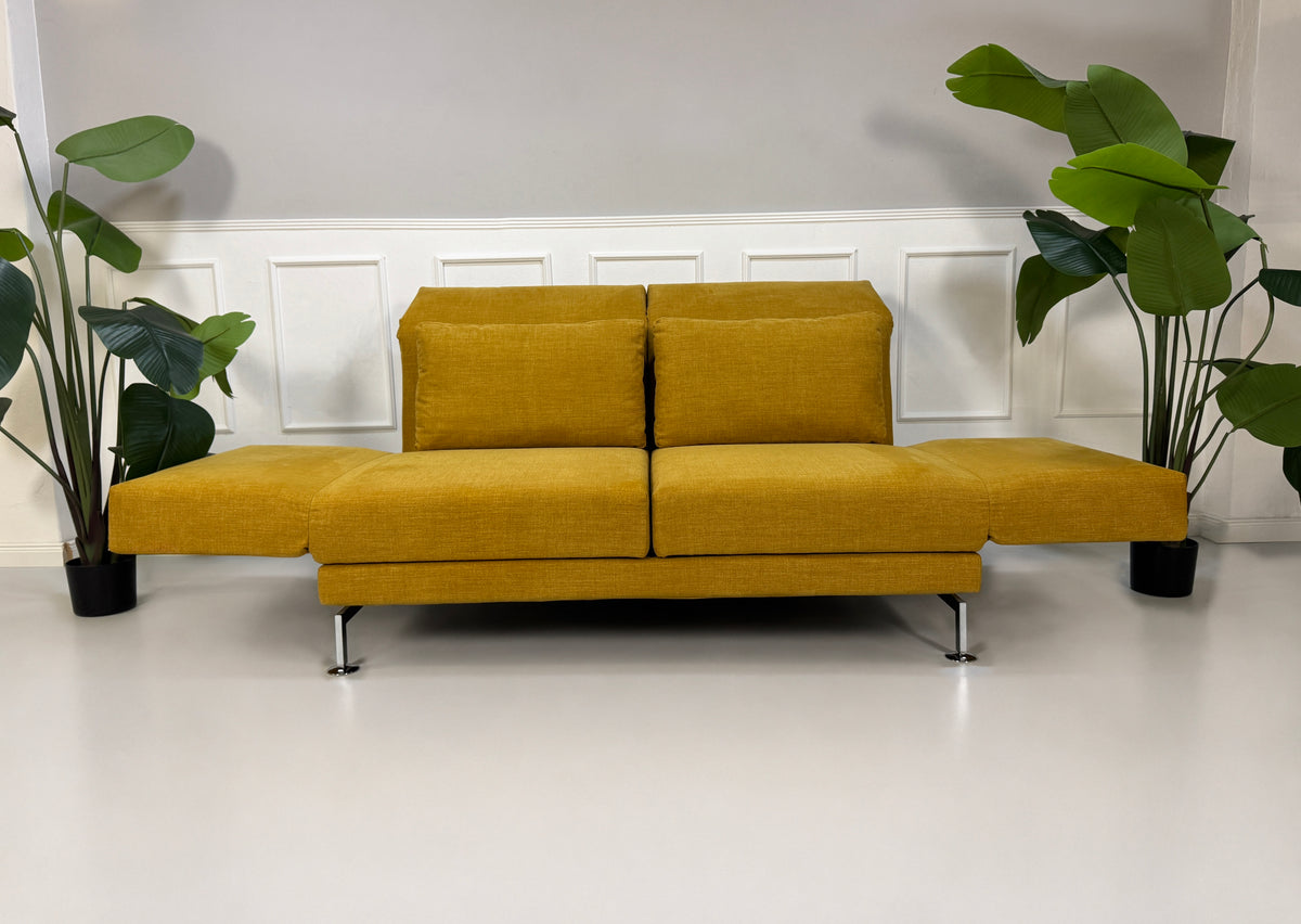 Brühl Moule Zweisitzer Sofa Gelb Ausstellungsstück – Ansicht 3
