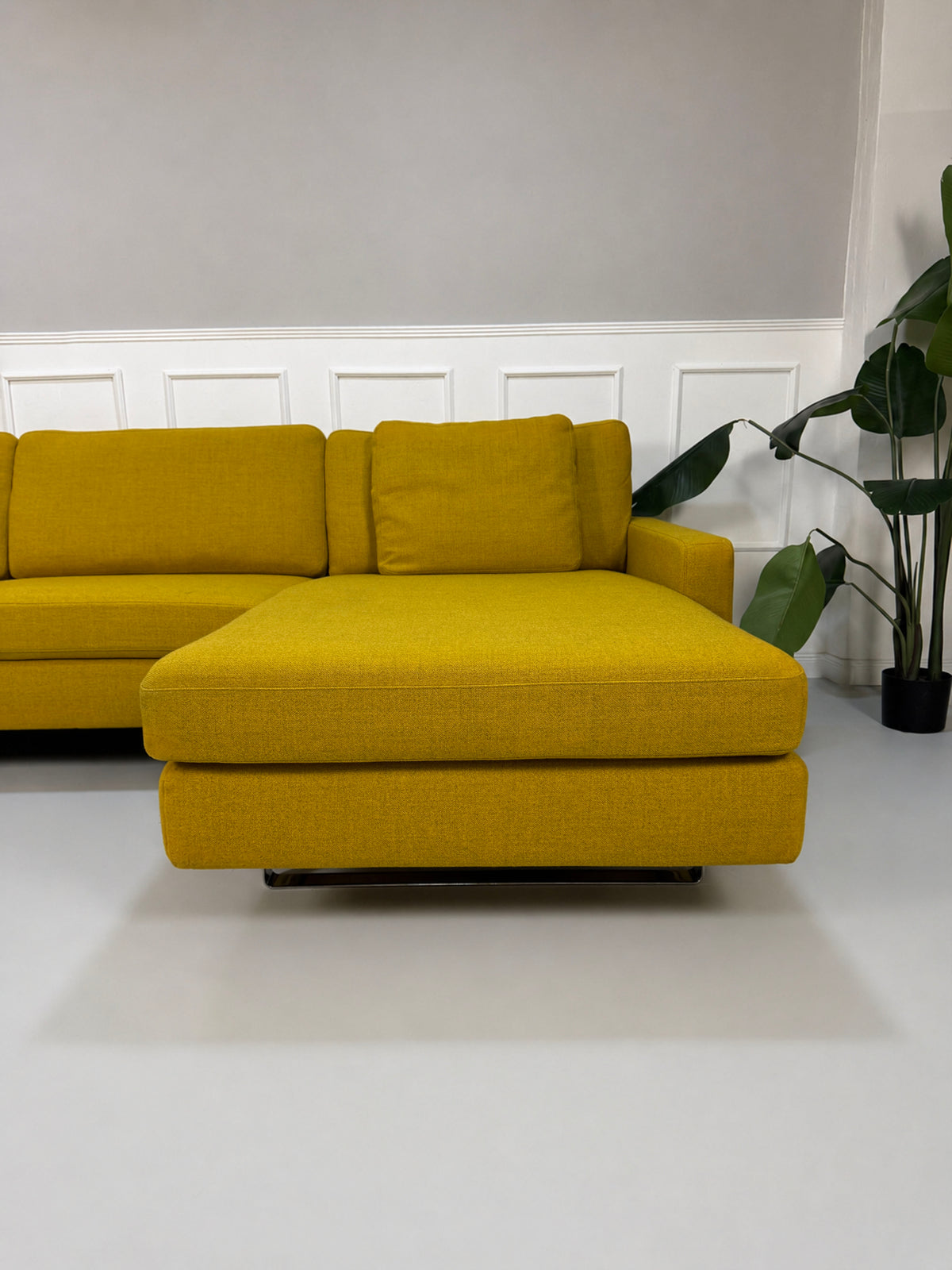 COR Conseta Stoff Ecksofa Gelb Ausstellungsstück – Ansicht 5
