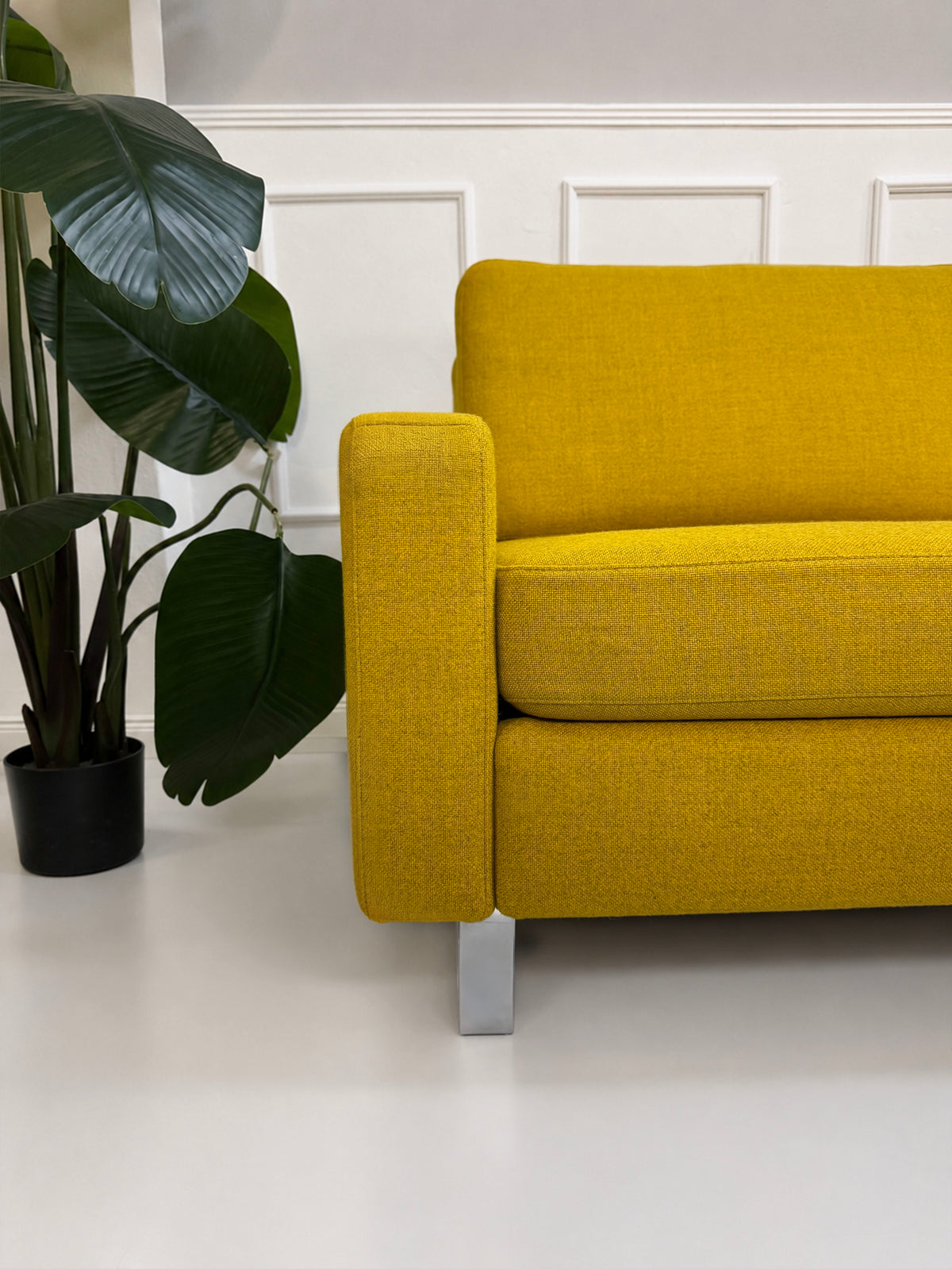 COR Conseta Stoff Ecksofa Gelb Ausstellungsstück – Ansicht 6