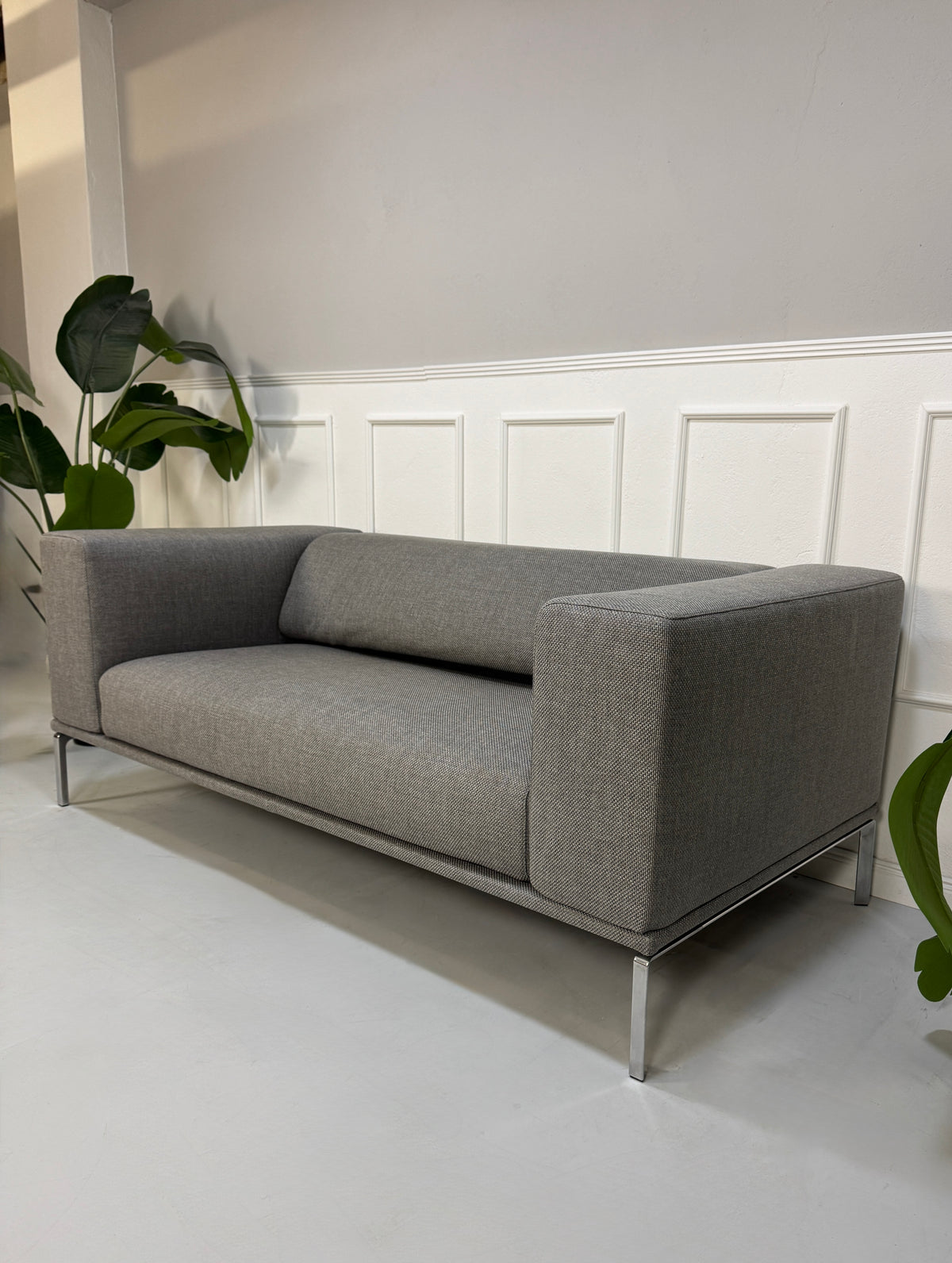Cassina Moov Designer Zweisitzer Sofa Couch Grau – Ansicht 9