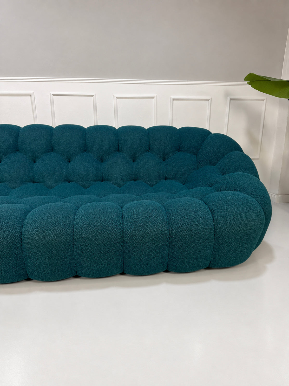 Roche Bobois Bubble Viersitzer Sofa Stoff Blau – Ansicht 3