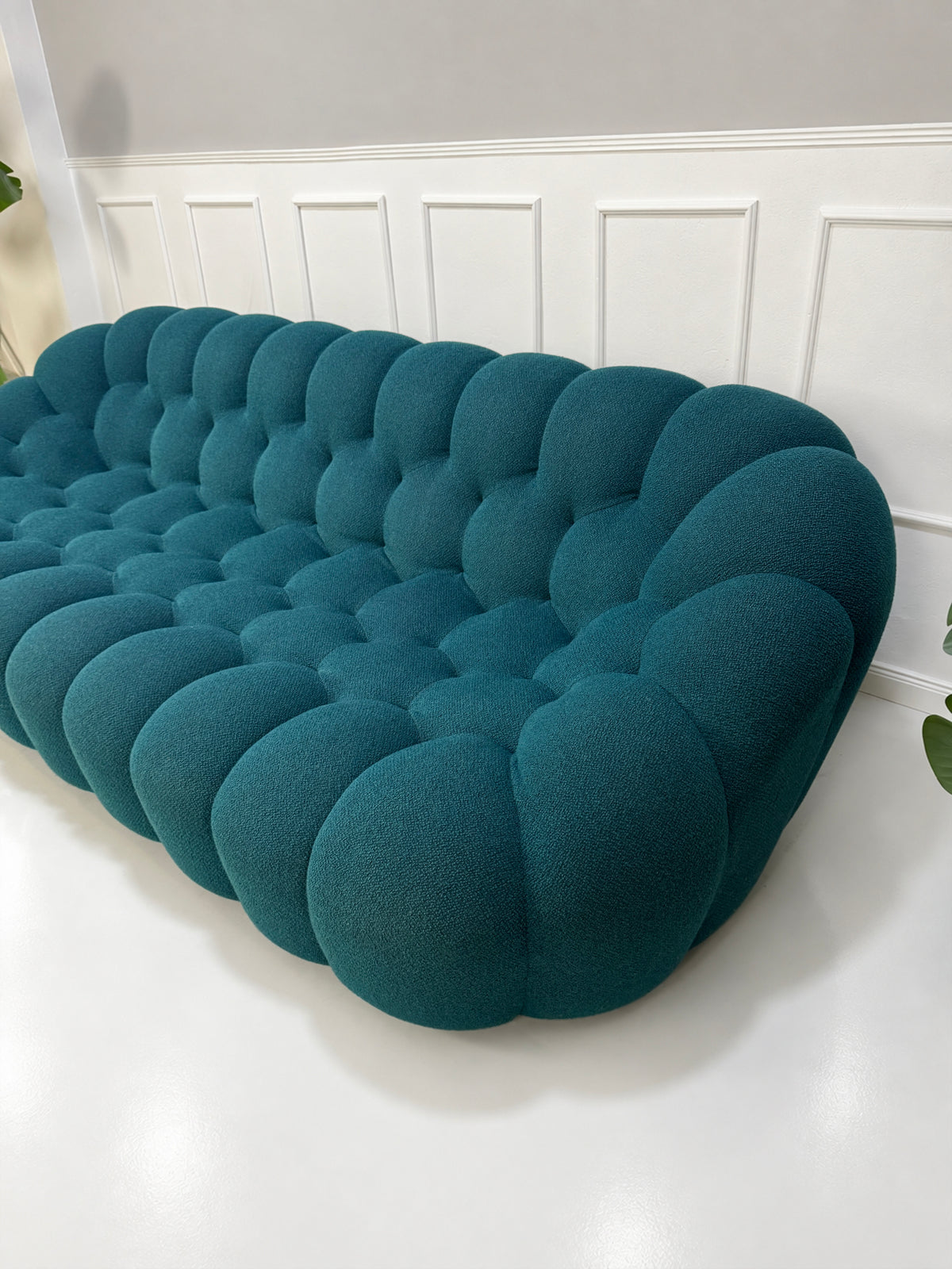 Roche Bobois Bubble Viersitzer Sofa Stoff Blau – Ansicht 4