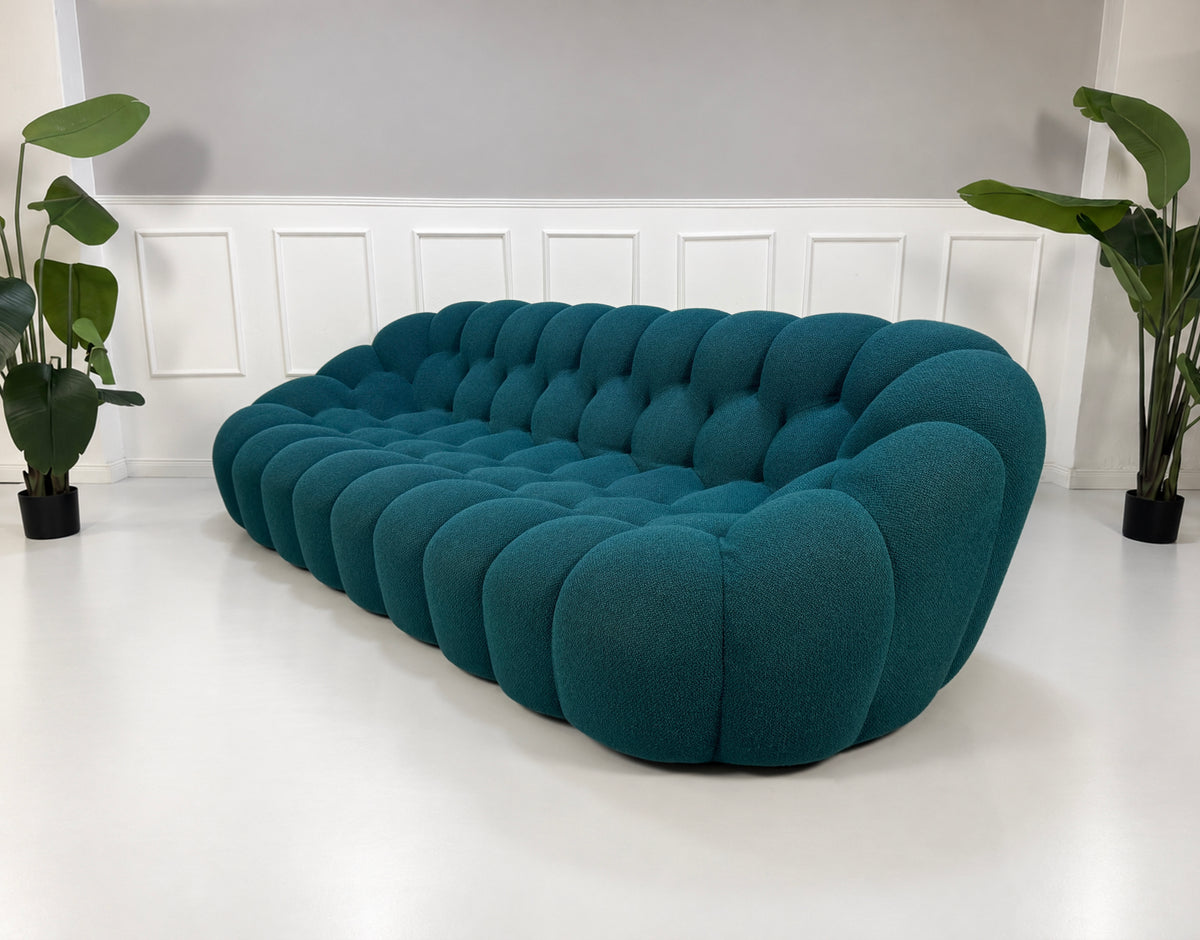 Roche Bobois Bubble Viersitzer Sofa Stoff Blau – Ansicht 5