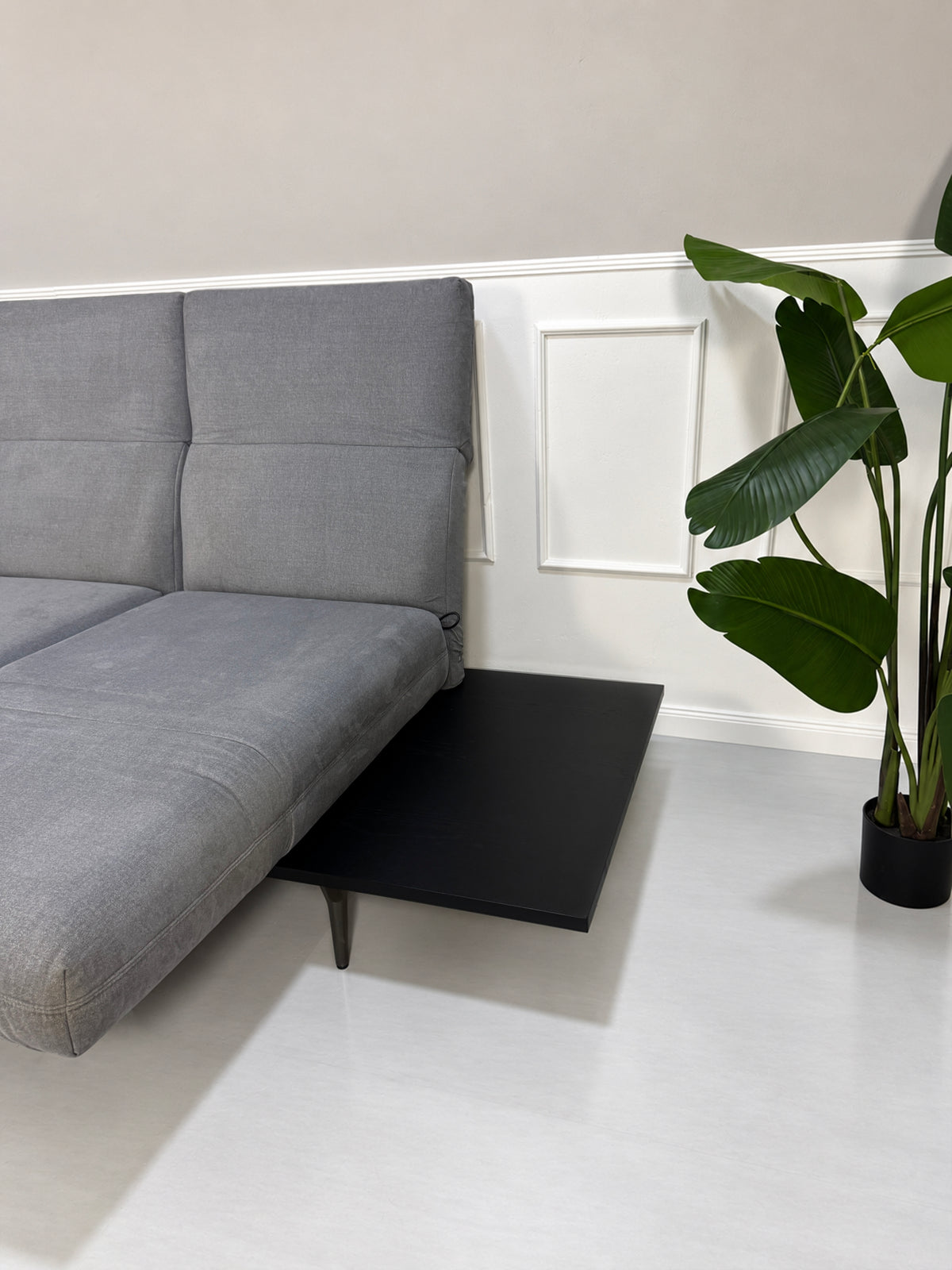 Rolf Benz Aura Zweisitzer Sofa Stoff Grau Blau – Ansicht 8