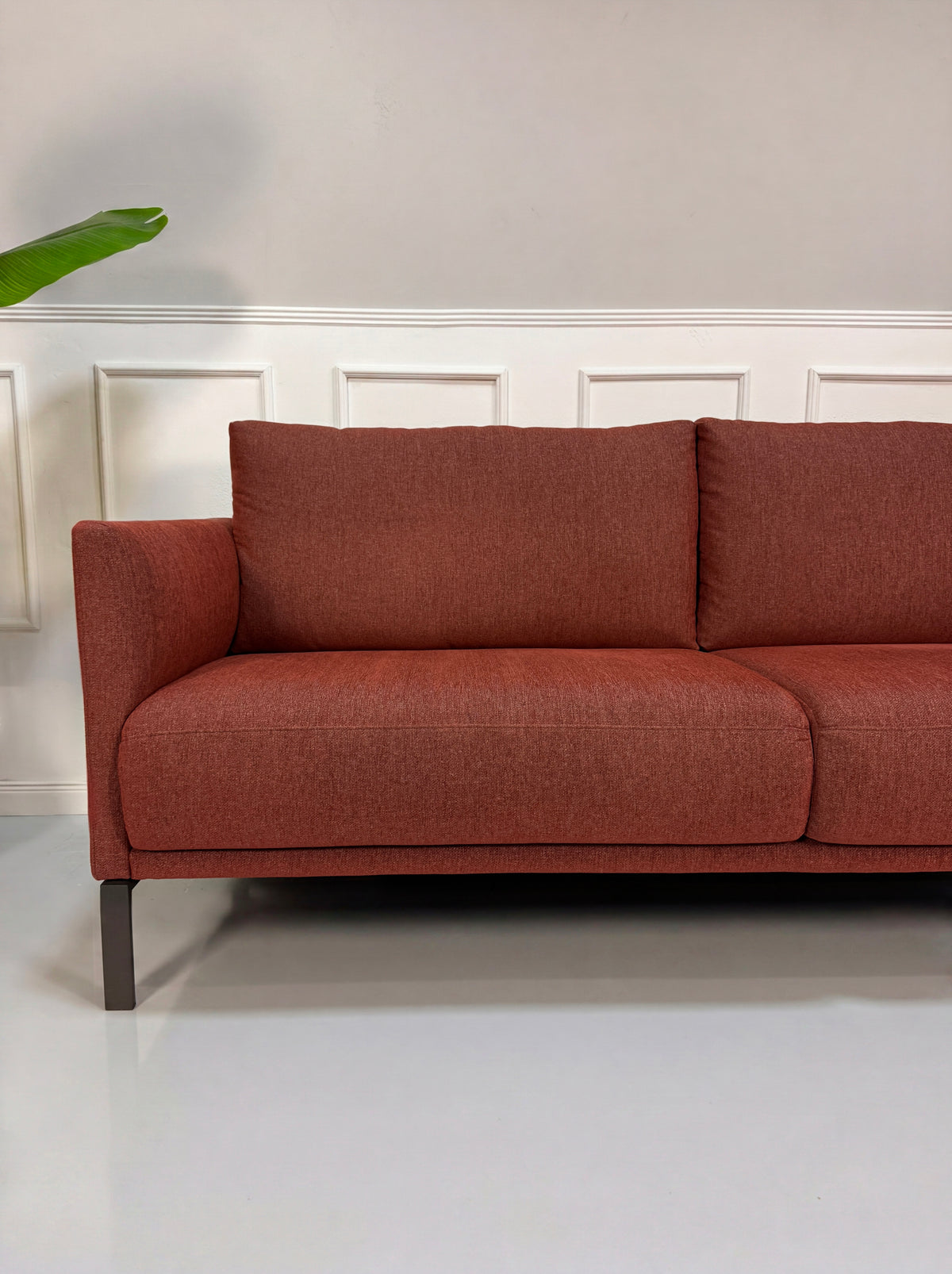 Rolf Benz Cara Designer Dreisitzer Sofa + Sessel Rot Couch – Ansicht 7