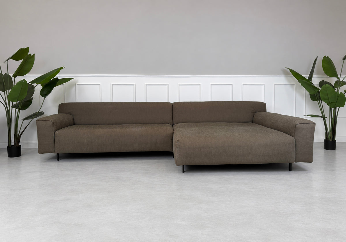 Pre-owned: Rolf Benz Grata Corner Sofa Fabric Brown