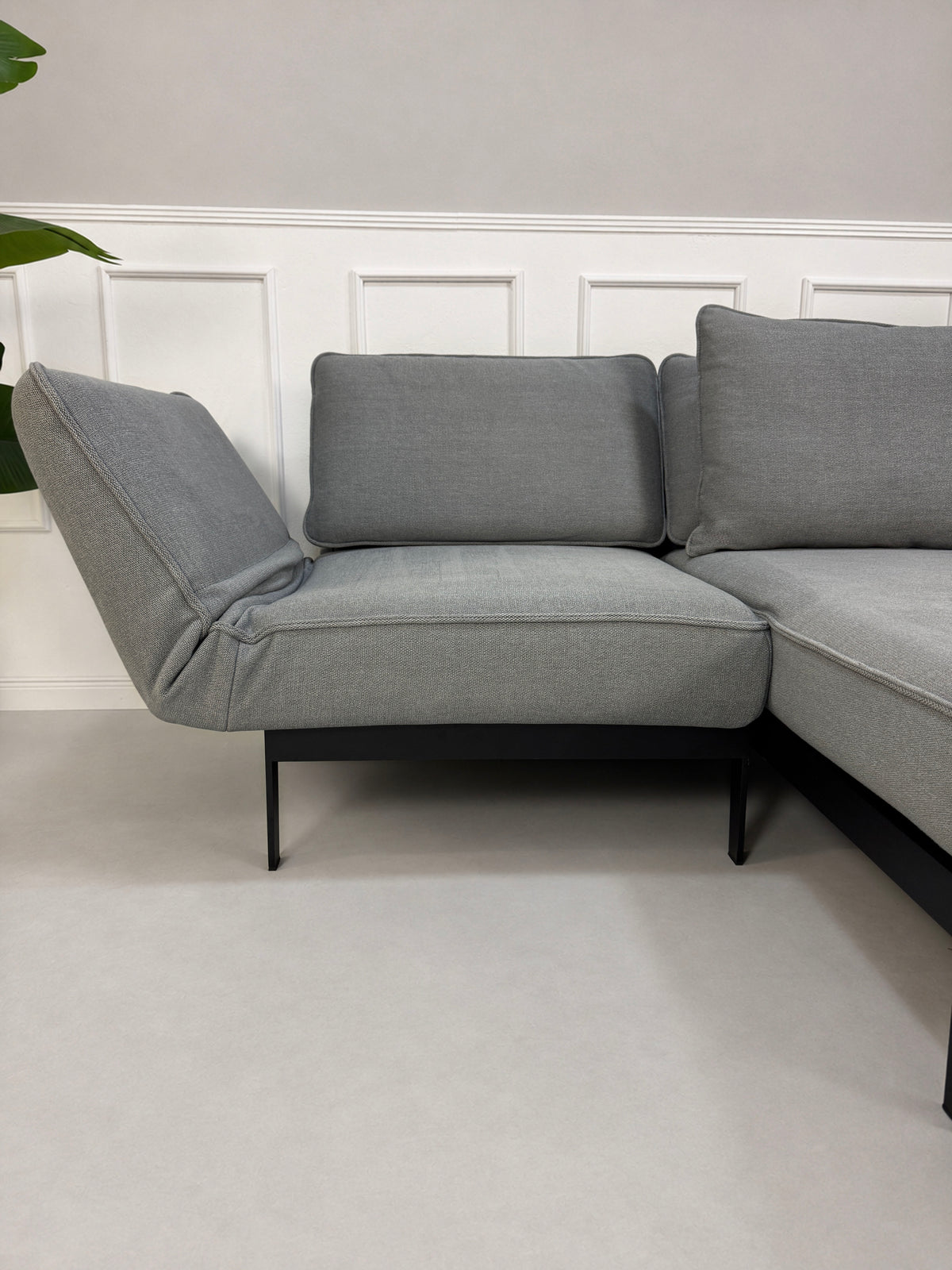 Rolf Benz Mera Ecksofa Grau Stoff Couch – Ansicht 5